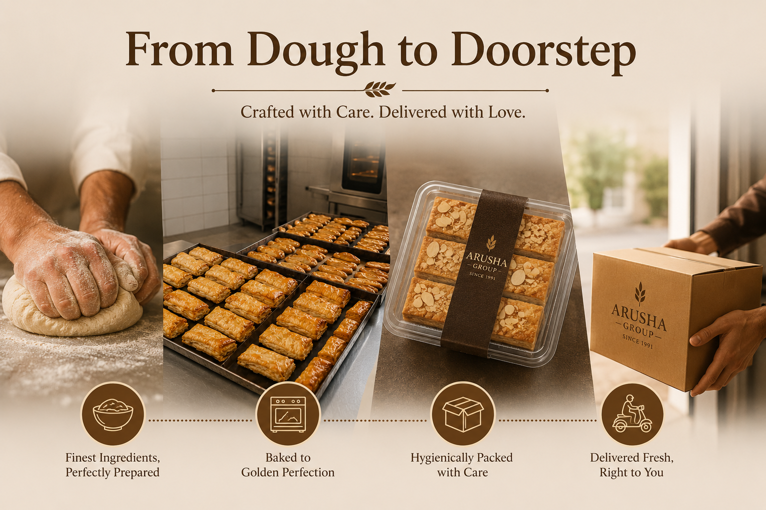 From Dough to Doorstep